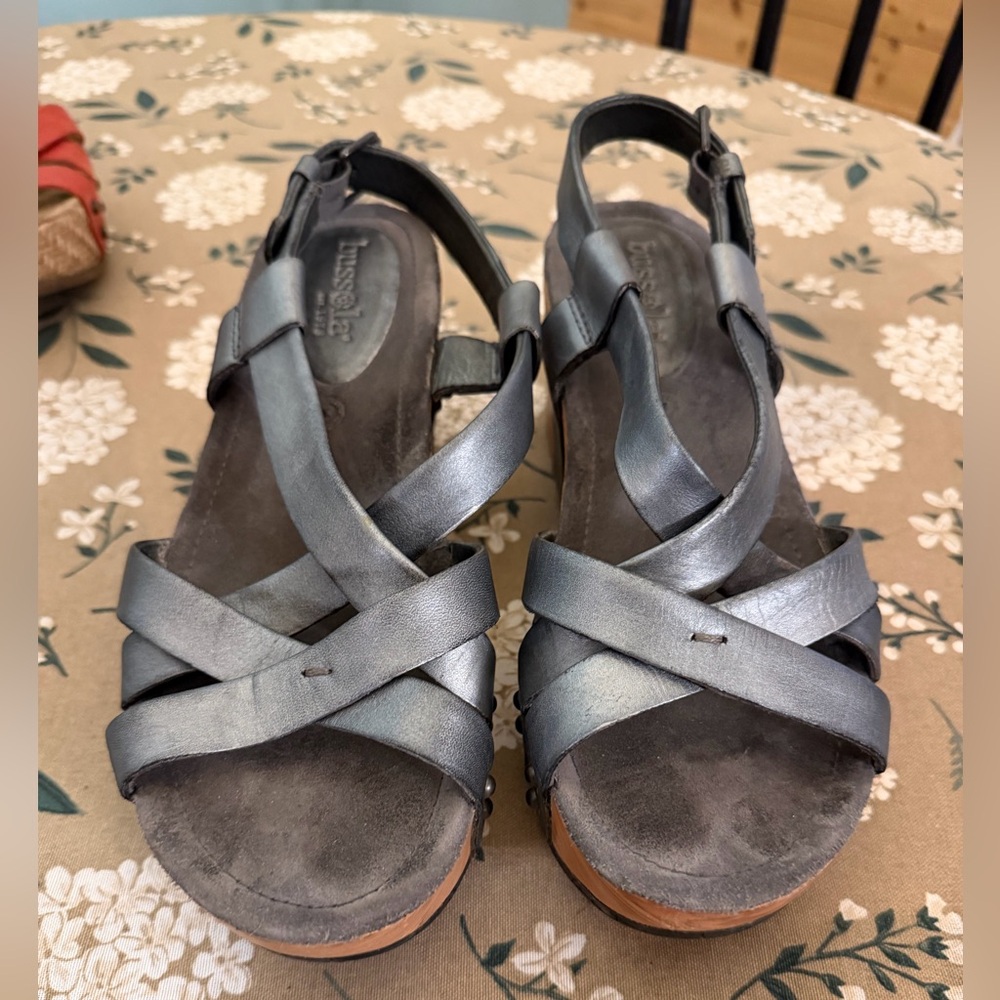 Bussola Formentera Platform Wedge Sandal Slingback size 40